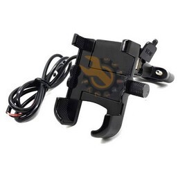 Autopowerz Universal CNC, Motorcycle Handlebar Mount Holder Stand for 3.5-6.2 Inch Mobile