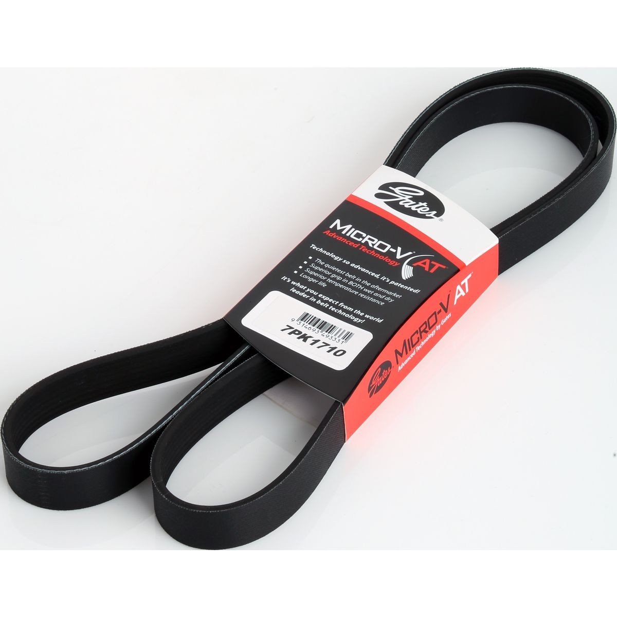 Gates Micro-V Multi Ribbed Drive Belt 7 Rib x 1710mm - 7PK1710