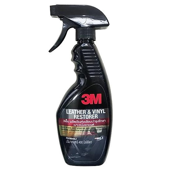 Car leather and vinyl restorer