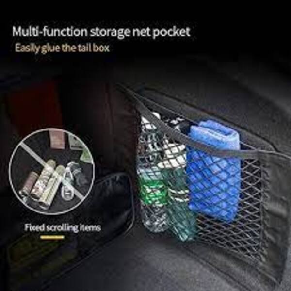 Car Back Rear Mesh Trunk Seat Storage