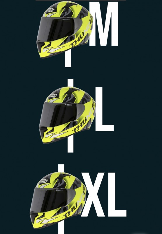 THUNDER D7 DECOR WITH MIRROR VISOR