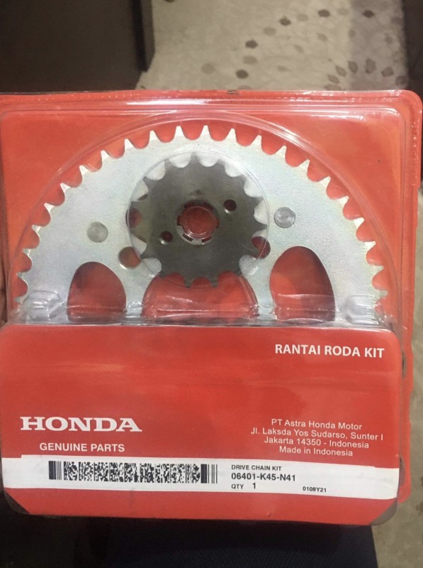 Honda CBR 150 Genuine  Chain Sproket Full Set Indonisian
