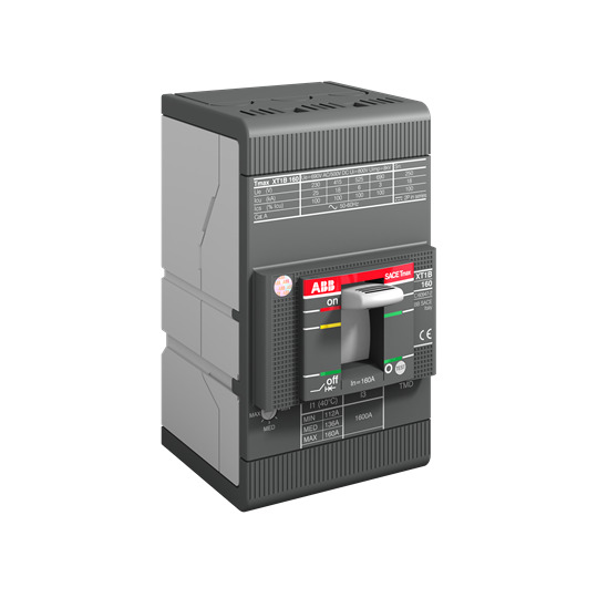 ABB Circuit Breaker XT1C 160 TMD 50-500 3p F F