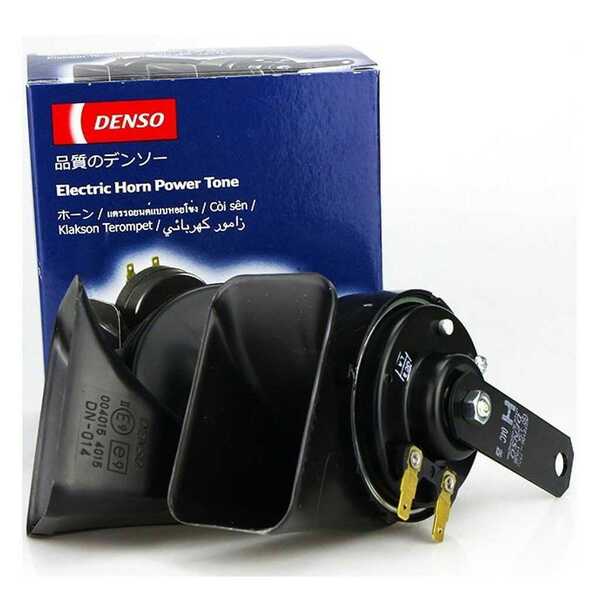 DENSO Waterproof Electric Power Tone Universal Horn Set of 2 for Car & Bike