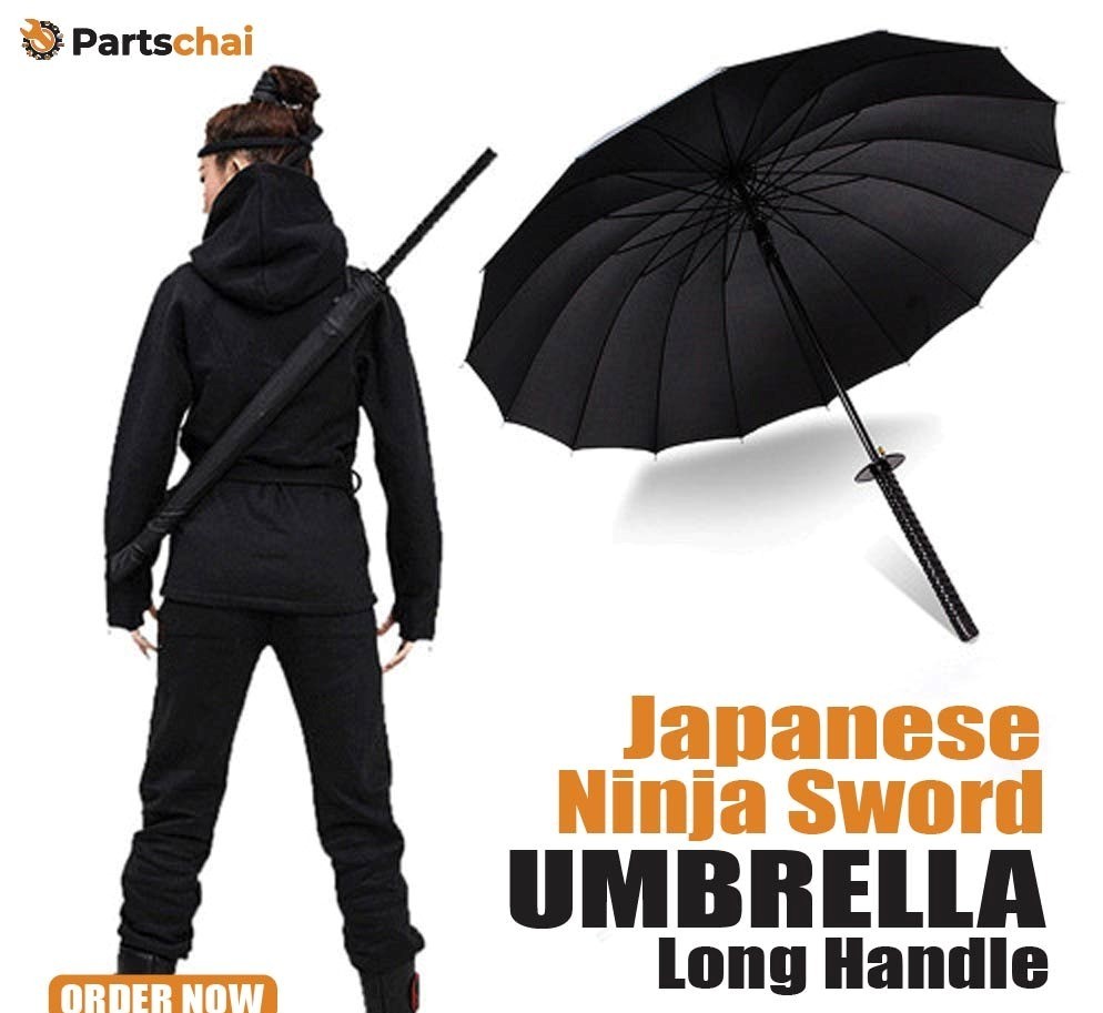 Japanese Ninja Sword Long Handle Umbrella