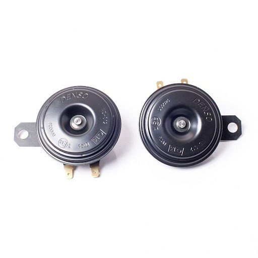 Denso Compact Full Power Tone Universal Horn Set of 2 for Motorbike/Car