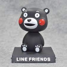 Car Shoking Doll Head in Car Kumamon
