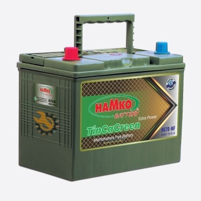 Hamko Car Battery NS70L SMF 12M Tincagreen