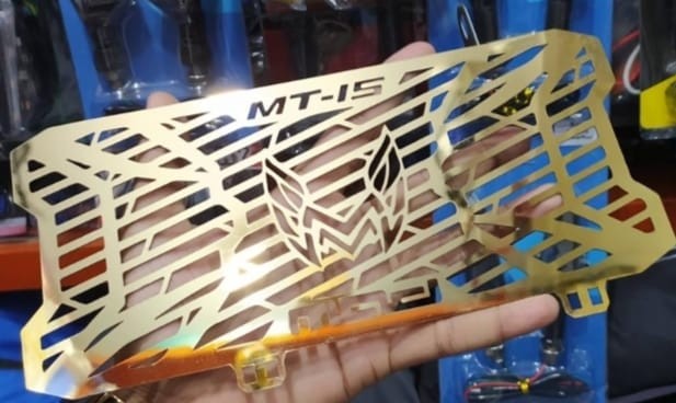MT-15 Radiator Guard Golden