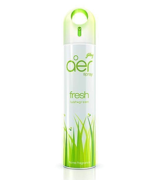Godrej  Air Freshener Spray, Fresh Lush Green, 240ml