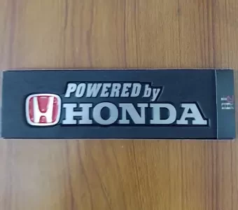 Car Monogram Logo-Honda  Metal Silver Body