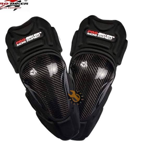 Pro-Biker Carbon Fiber Riding Knee pad