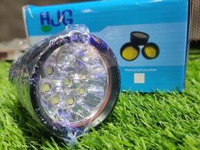 HJG L9X LED Fog Light Auxiliary Light for Motorcycles – 40Watt – Yellow Cover 1Pair