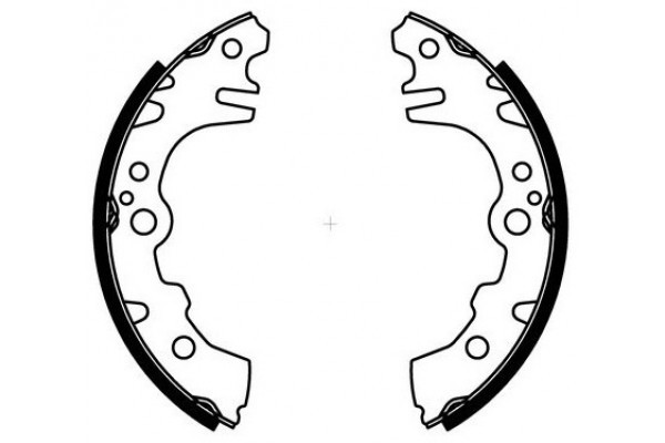 04495B1080 Genuine Toyota SHOE KIT, REAR BRAKE 04495-B1080
