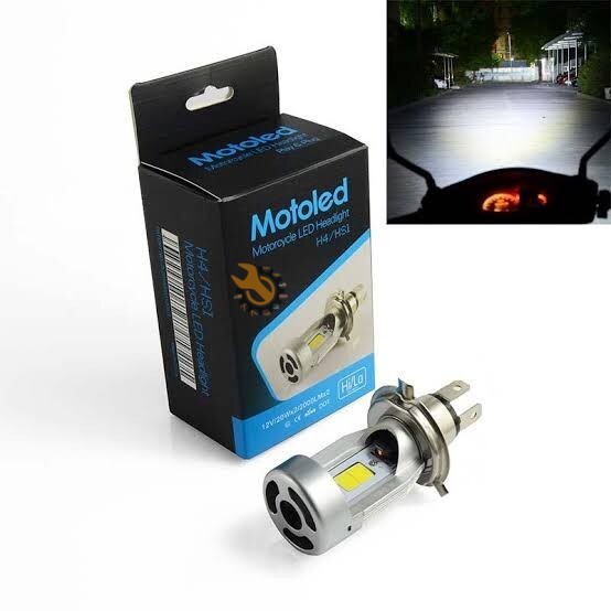 Original Motorcycle 12v H4 Hi Lo beam Moto LED Headlight