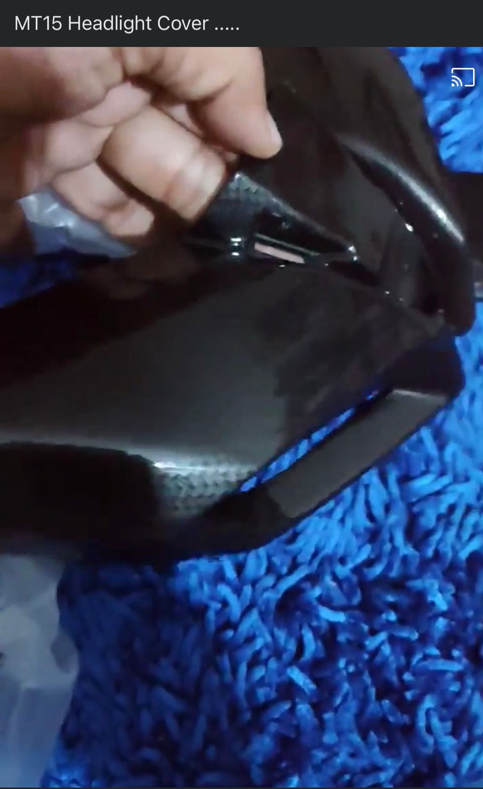 Yamaha MT15 Carbon Fiber Head Light Nose