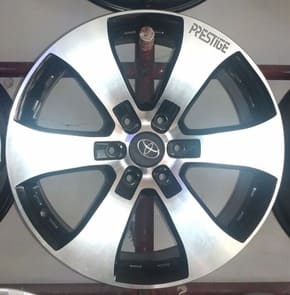Car Wheel Rim 20 Size 6 Hole Silver